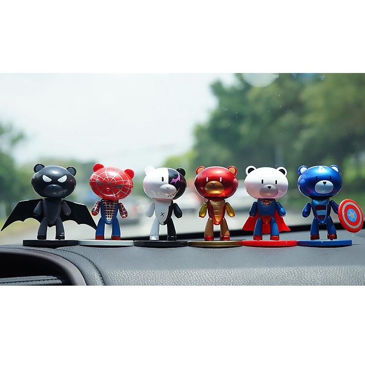 6 League of Legends Bear Car Decorations Car Interior Accessories Creative Center Console Decorations