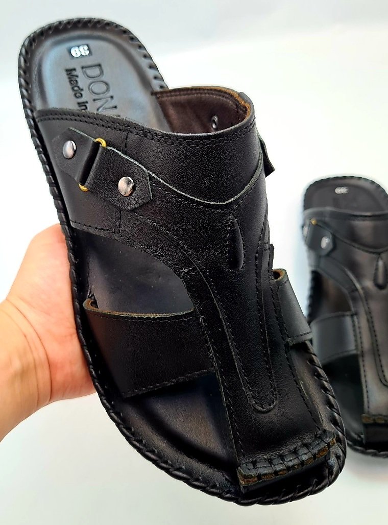 DÉP NAM QUAI RỌ DA BÒ 100%, DONAVY QRD, SẮC XẢO TỪNG CHI TIẾT, HÀNG CÔNG TY CAO CẤP