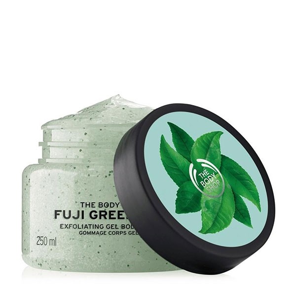 Tẩy tế bào chết toàn thân The Body Shop Fuji Green Tea Body Scrub (250ml)