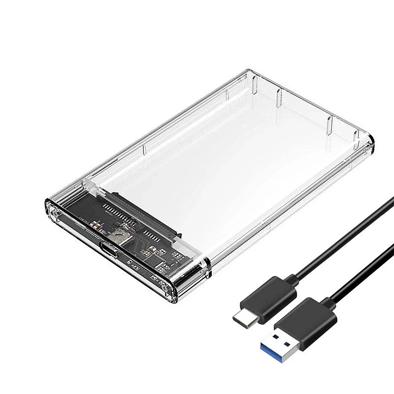 Hộp đựng ổ cứng di động HDD BOX 2.5 USB 3.0 GLOWAY G21U3 trong suốt