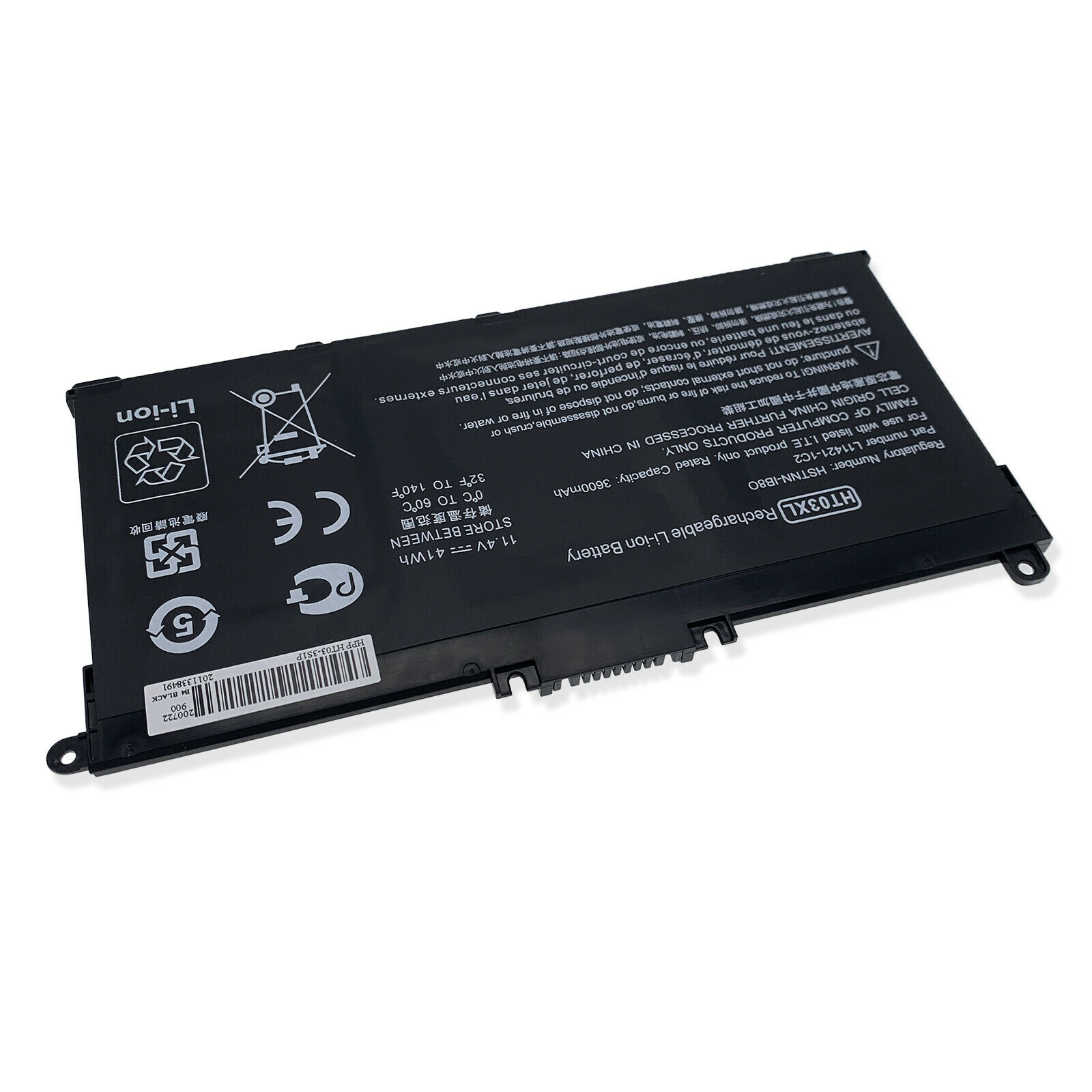 Pin battery dùng cho HP HT03XL L11421-2C2, 11.55v 41.9Wh L11119-855 15-CS 15-DA L11119-855, L11421-422, HSTNN-LB8M