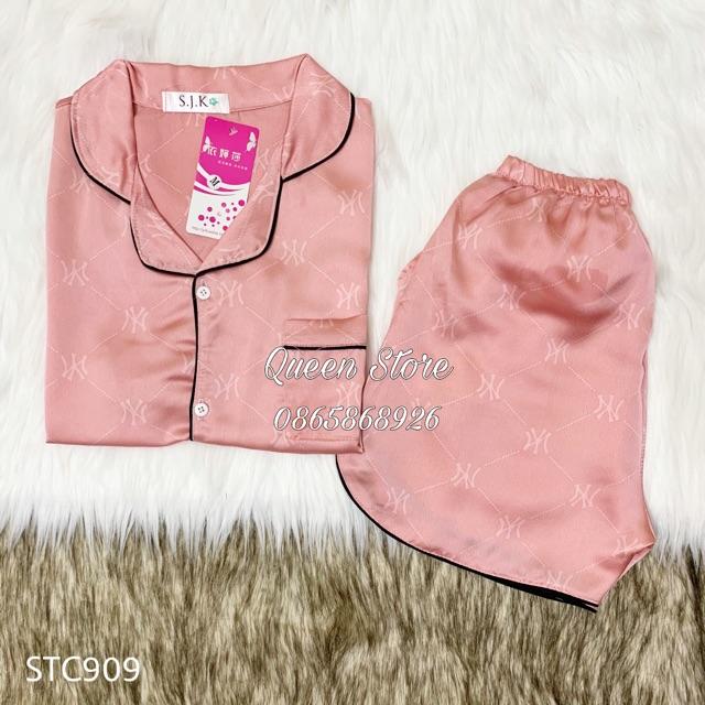 Bộ lụa satin cộc đùi có size, có túi