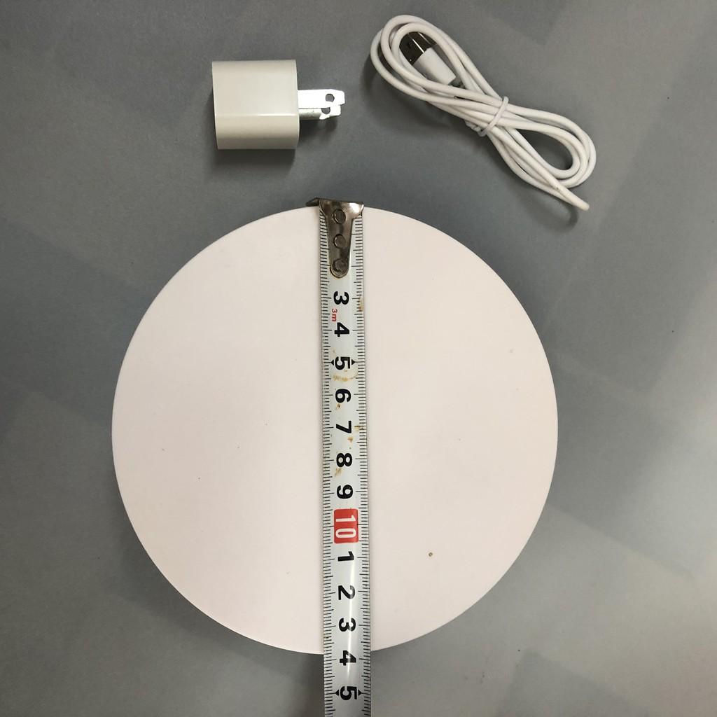 Bàn xoay điện 360 độ trưng bày sản phẩm bàn chữ T và bàn tròn 15 - 25 - 35 cm