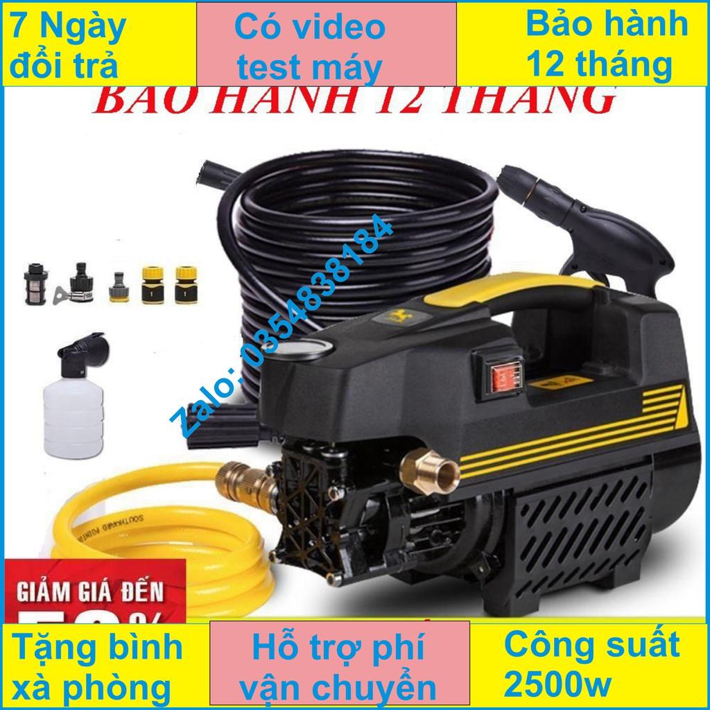 Máy rửa xe công suất mạnh Sakura, Máy rửa xe áp lực cap 1800w- Đánh bay mọi vết bẩn dễ dàng