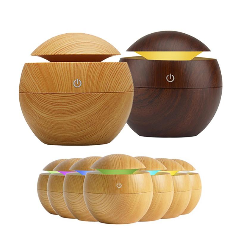 USB Aroma Humidifier ESSential Oil Diffuser Ultrasonic Cool Mist Humidifier Air Purifier 7 Color Change LED Night light