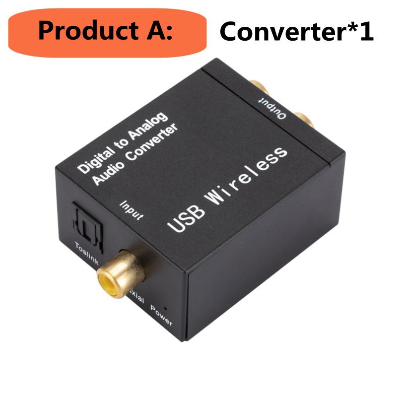 DAC Bộ Chuyển Đổi Âm Thanh Kỹ Thuật Số Sang Analog Bluetooth 4.0 Sợi Quang Toslink Đồng Trục Tín Hiệu RCA R/L Bộ Giải Mã Âm Thanh DAC Khuếch Đại