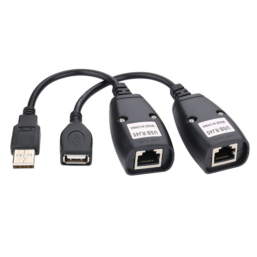 Bộ khuếch đại USB 40m qua cáp mạng, kéo dài tín hiệu usb 40 bằng cáp mạng cat6