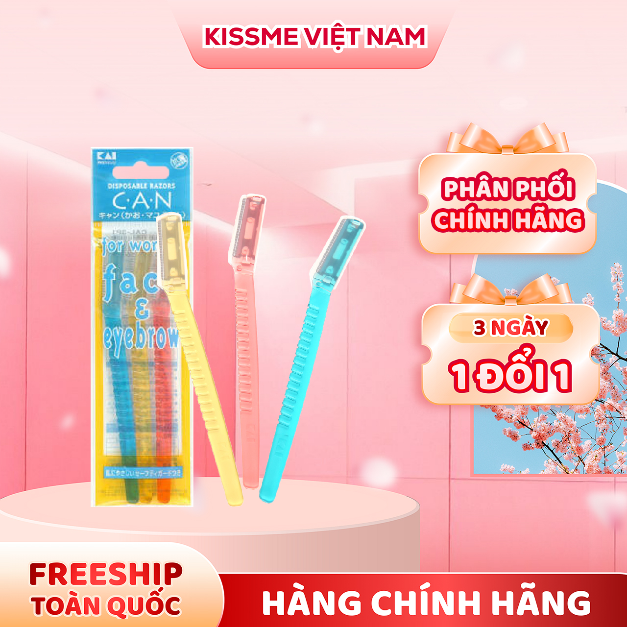 Dao Cạo Mặt Nữ Lưỡi Đơn Kai 06685