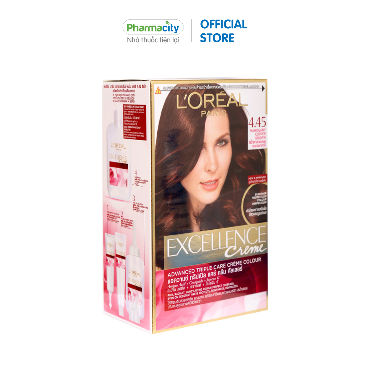 Kem nhuộm dưỡng tóc phủ bạc L'Oreal Excellence Crème