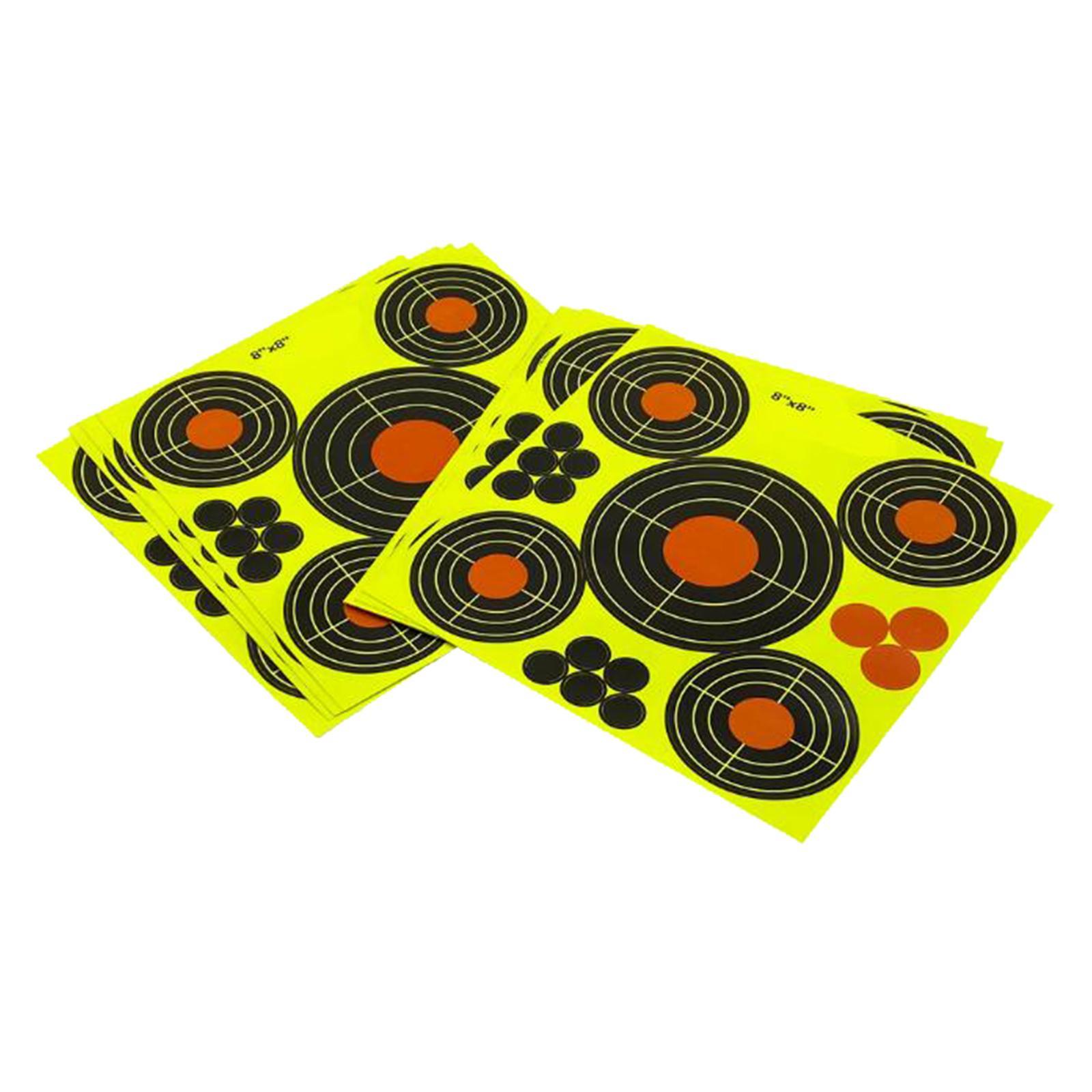 10x Exercise Reactive Target Target Paper Stickers