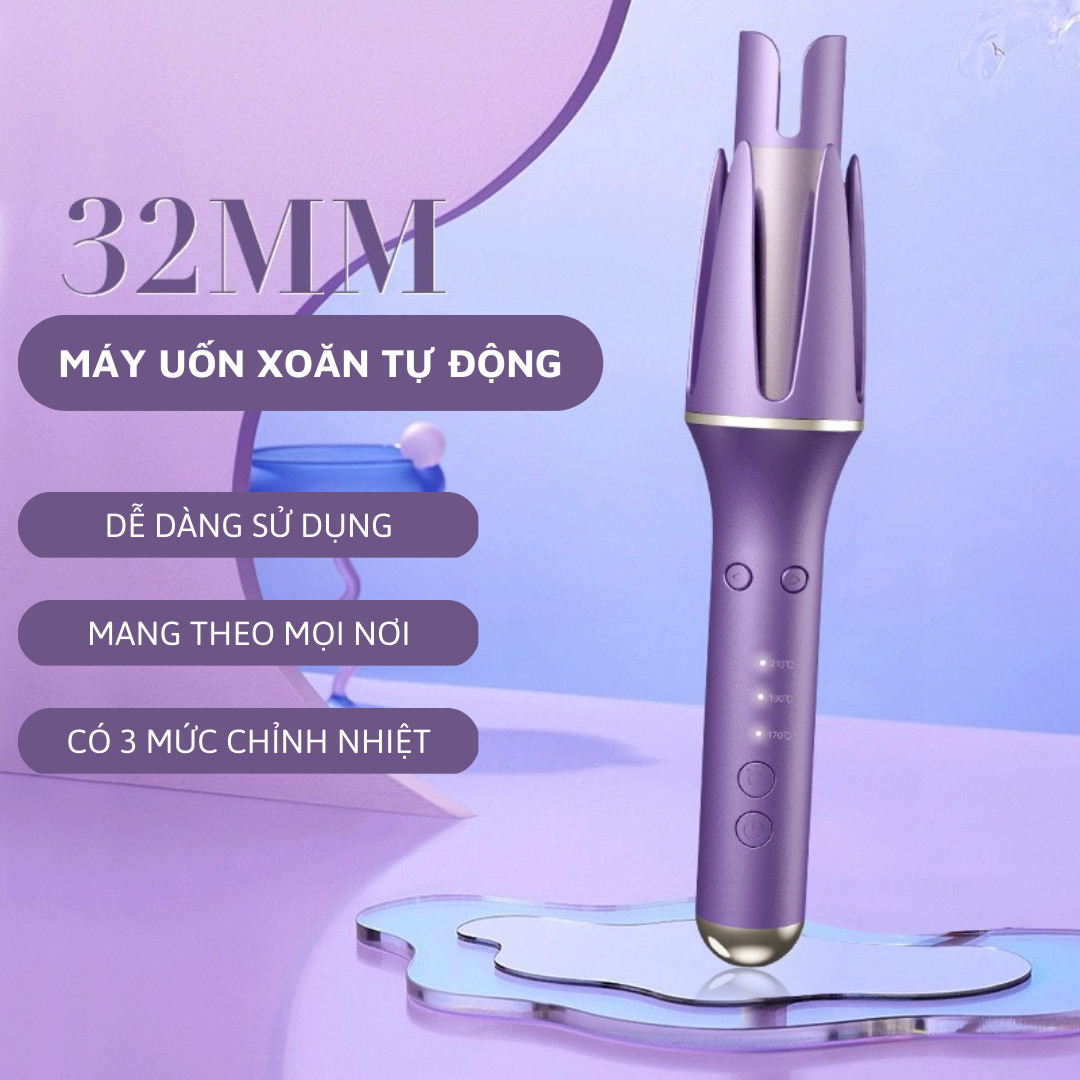 Máy Uốn Tóc QY008 Xoay 360 độ siêu chất lượng