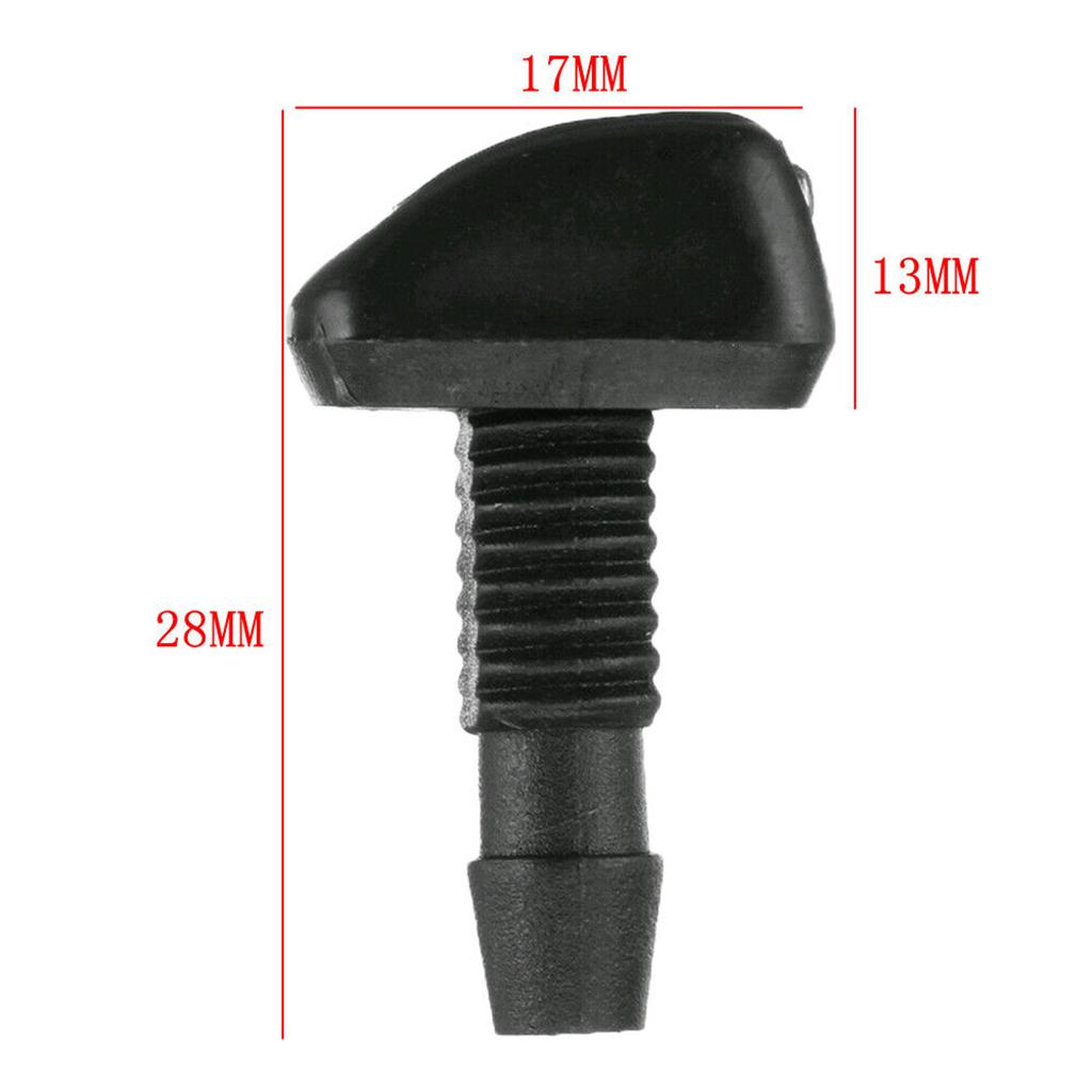 2x2pcs Car Windshield Washer Wiper Water Spray Nozzle Universal