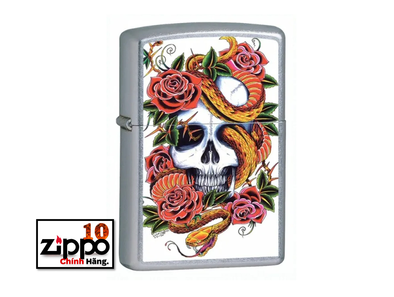 Bật lửa Zippo 24321 Blooming Death - Chính hãng 100%