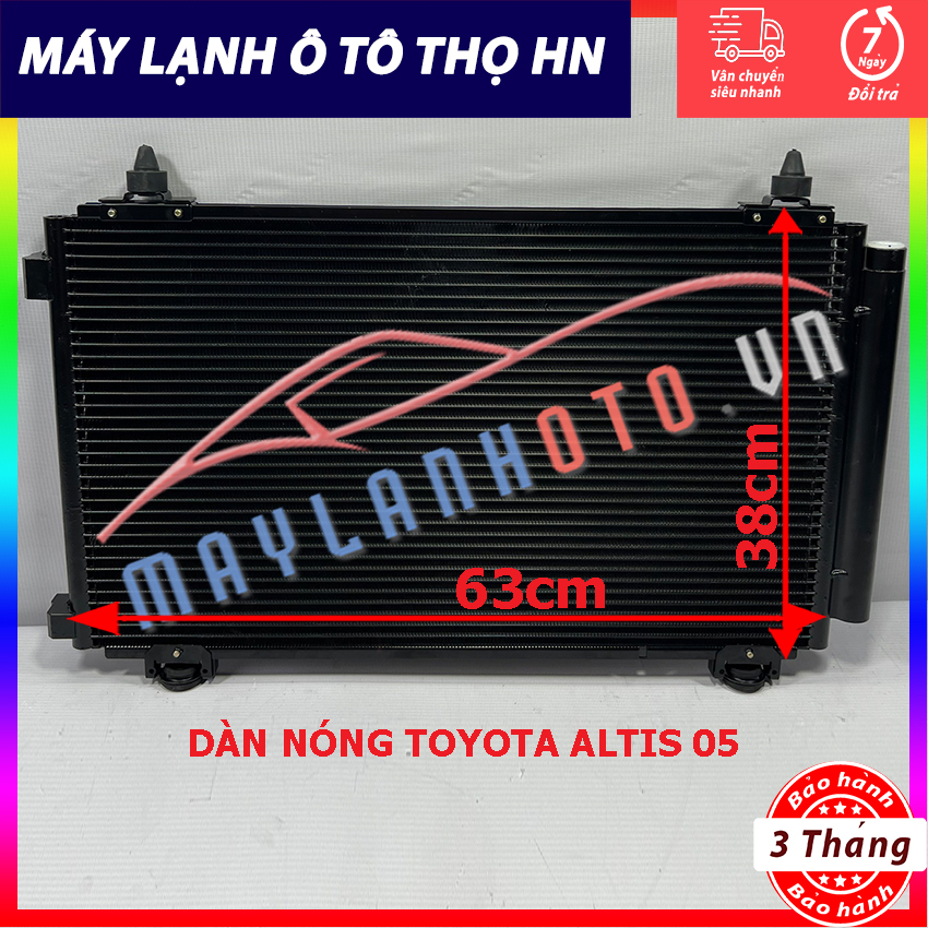 Dàn nóng Toyota Altis 2005 Hàng xịn Thái Lan