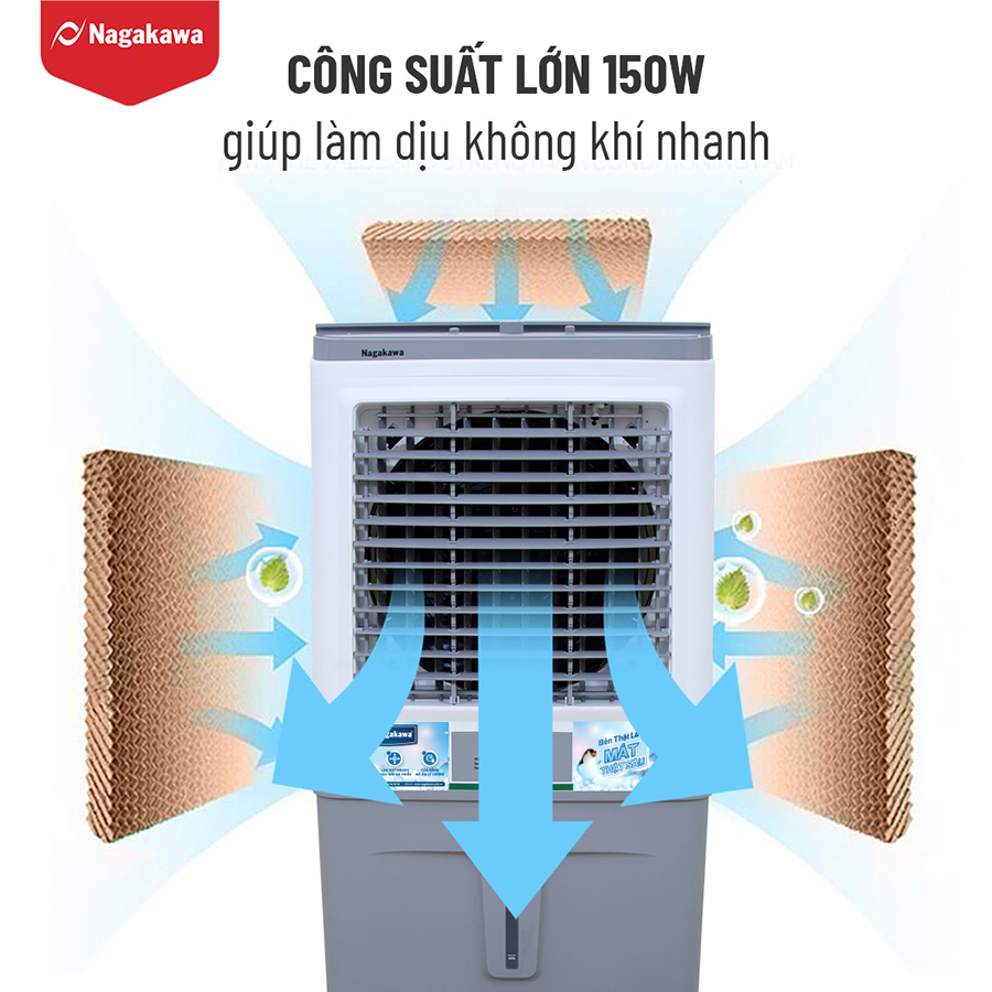 Máy làm mát Nagakawa NFC111 (70L) - Hàng Chính Hãng