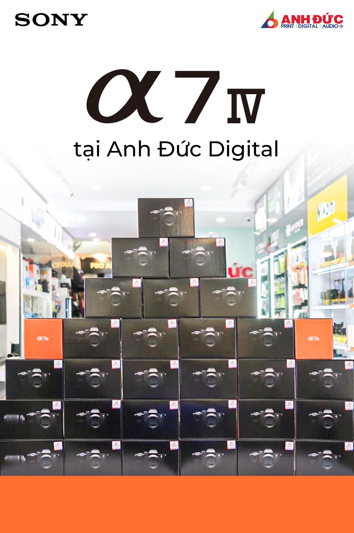 Máy ảnh Sony Alpha A7 IV - Hàng chính hãng nguyên seal