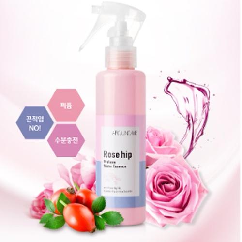 Xịt dưỡng tóc tinh chất hoa hồng giúp làm mềm tóc, phục hồi hư tổn Around me Rose water essence 150ml