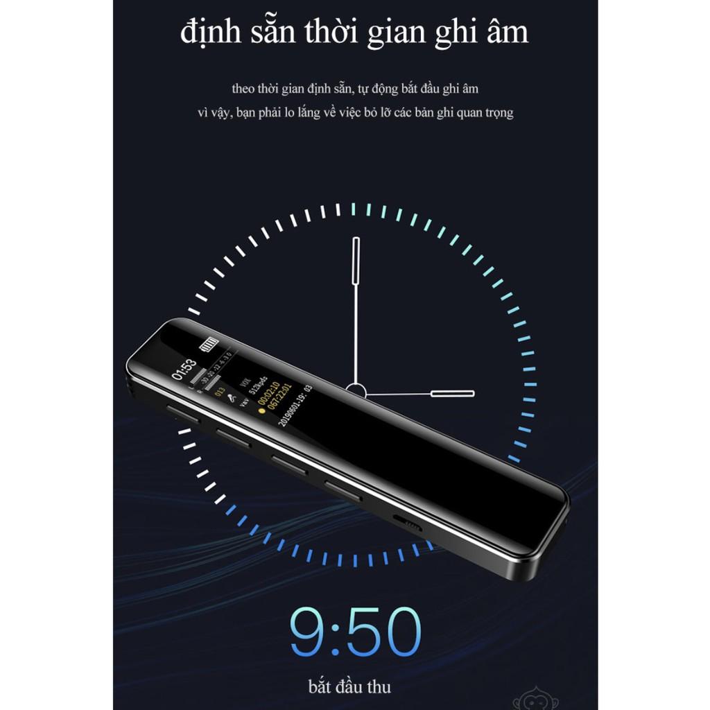 Máy ghi âm mini màn hình IPS HD áp dụng học tập / biên bản họp / đàm phán kinh doanh - AsiaMart