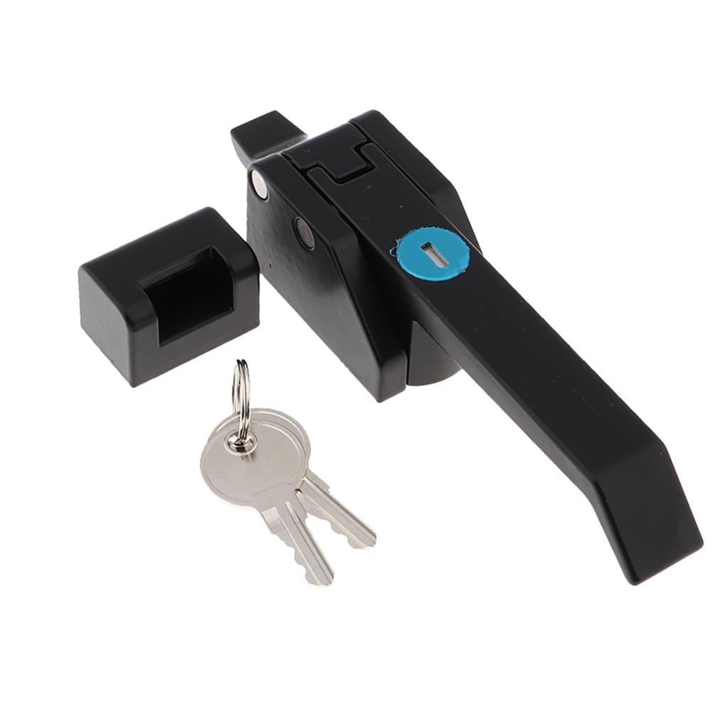 Lớn Hơn-Trung Tâm LEVER Chốt Kẽm Hợp Kim Cho Southco A7-10-352-20, Đen