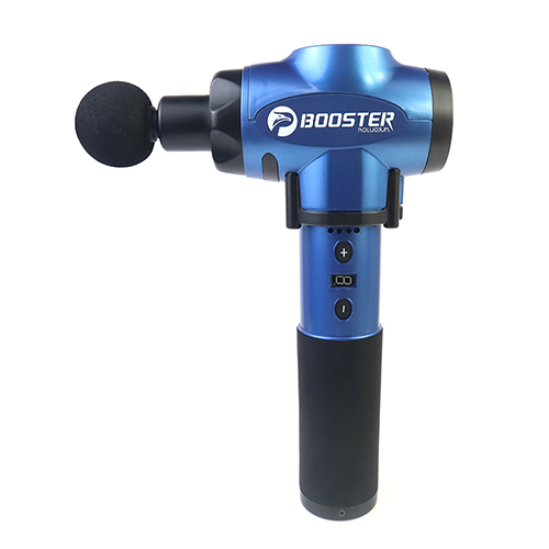 Máy  massage cầm tay 9 tốc độ trị đau nhức giãn cơ Fascial Gun BOOSTER E - 135W, 6 đầu