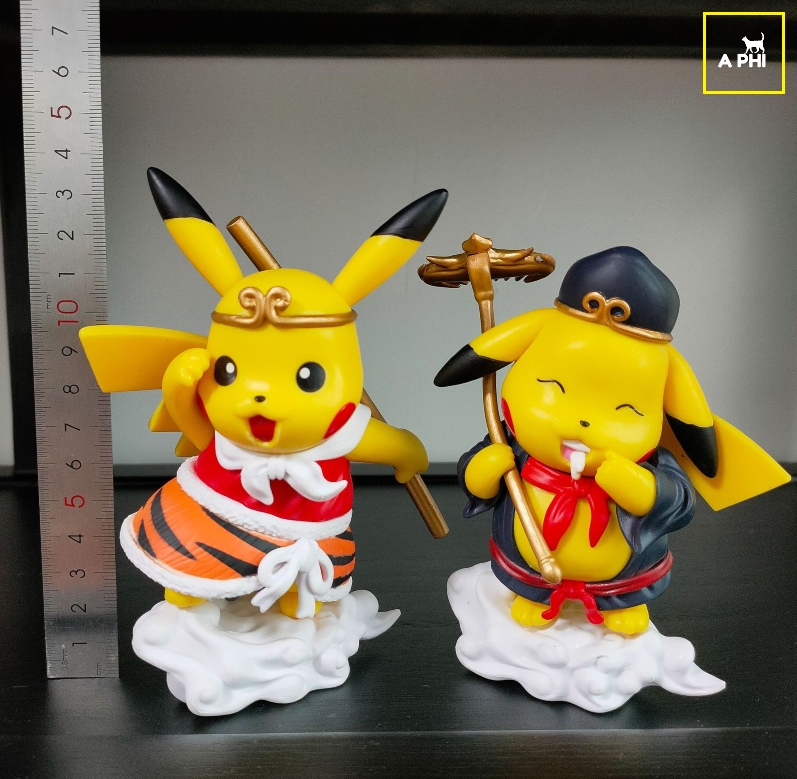 Mô hình Pikachu cosplay Tây Du Ký siêu ngầu trang trí tặng quà để bàn