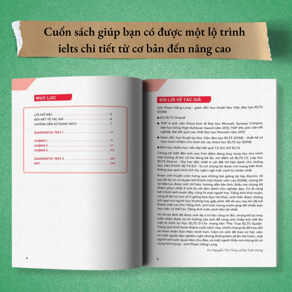 Sách - The True Ielts Guide - Cẩm nang hướng dẫn tự học IELTS chuẩn cho người mới bắt đầu - Tặng tài khoản học tập