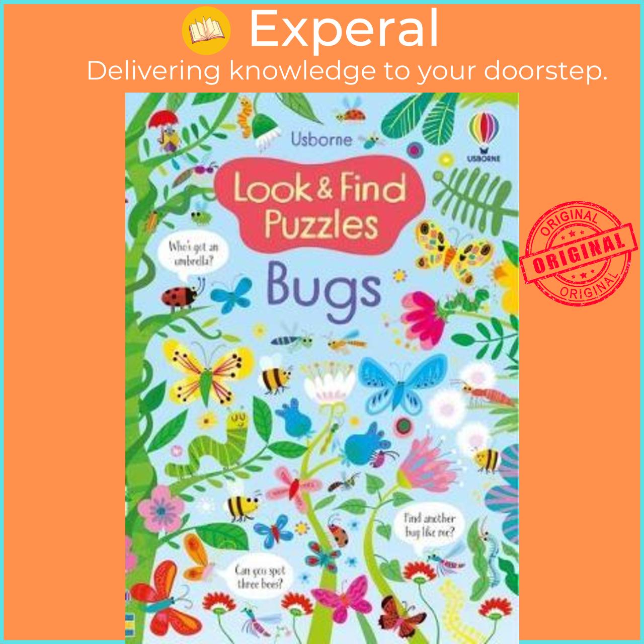 Sách - Look and Find Puzzles Bugs by Kirsteen Robson Gareth Lucas (UK edition, paperback)