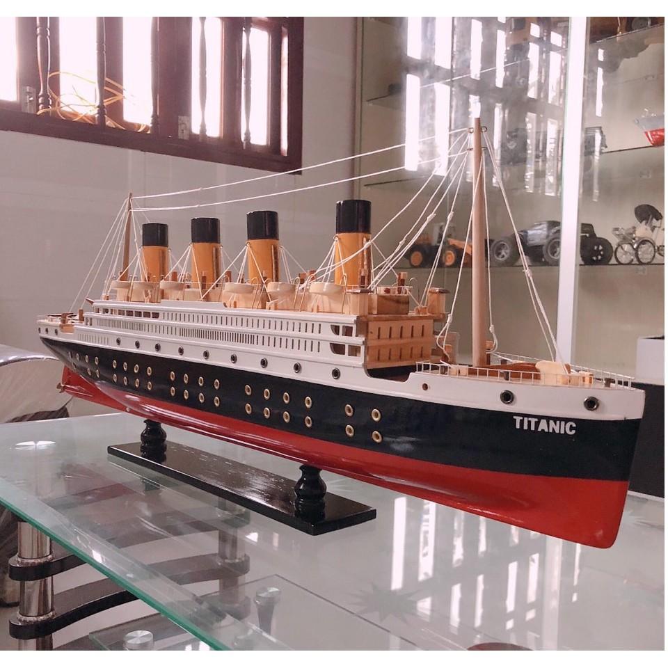 Mô Hình Tàu Thủy Dài 40cm- Tàu Titanic Huyền Thoại Gỗ Tự Nhiên 100%