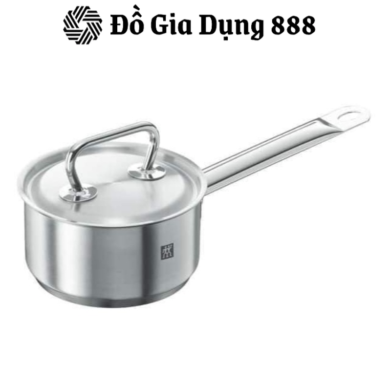 Quánh Có Nắp Inox ZWILLING Twin Classic Stiel Topf, Size 14cm, Quánh Chính Hãng, Dùng Cho Mọi Loại Bếp, Phong Cách Thiết Kế Hiện Đại, Hàng Chính Hãng