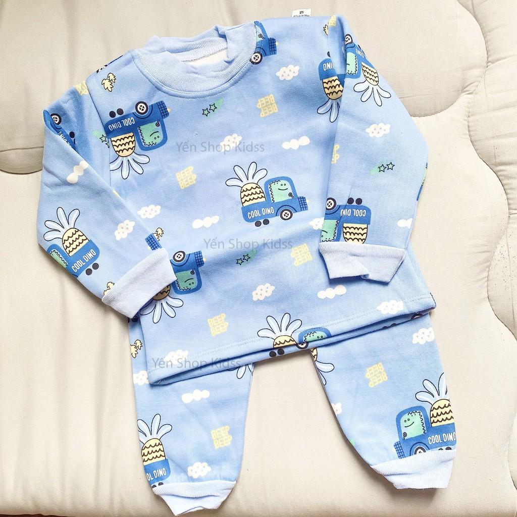 BỘ NỈ BÔNG CỔ CHUI CHO BÉ (5-14.5KG) (729