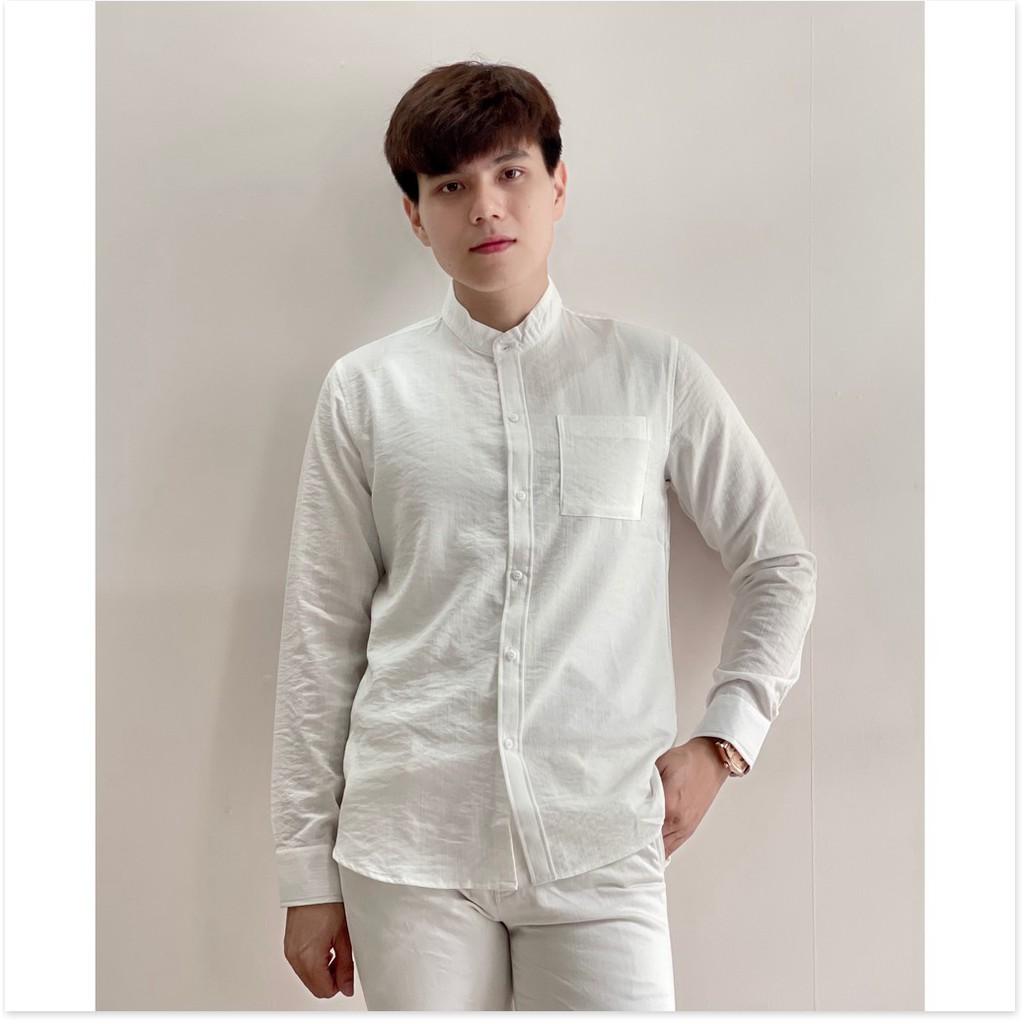 ÁO SƠ MI ĐŨI TAY DÀI,CO TÚI,HOA TIẾT TRƠN NHƯNG KHÔNG KÉM PHẦN SANG TRỌNG LANA FASHION