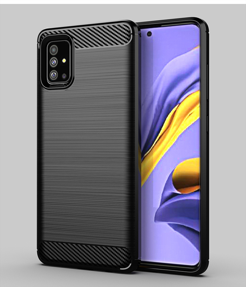Ốp Lưng Chống Sốc Vân Cabon Dành Cho Điện Thoại Samsung Galaxy A51