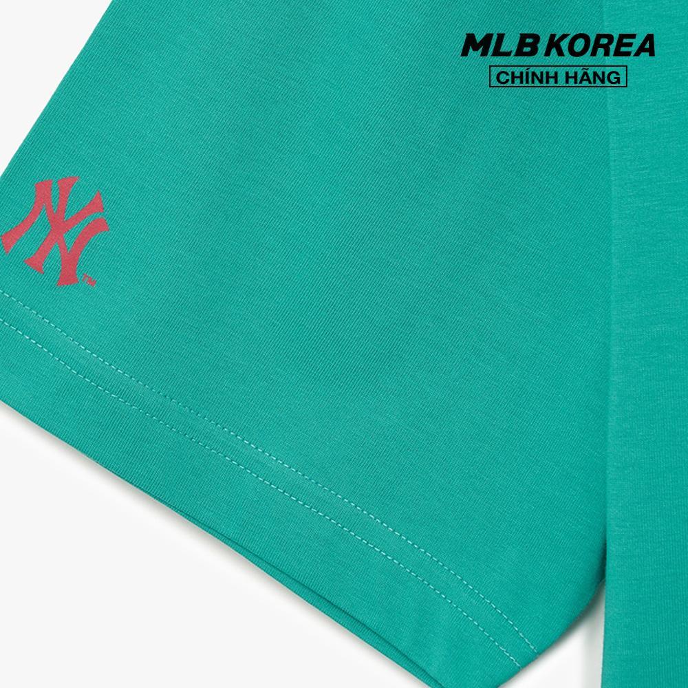 MLB - Áo thun unisex cổ tròn tay ngắn phom suông thời trang 3ATSP0133