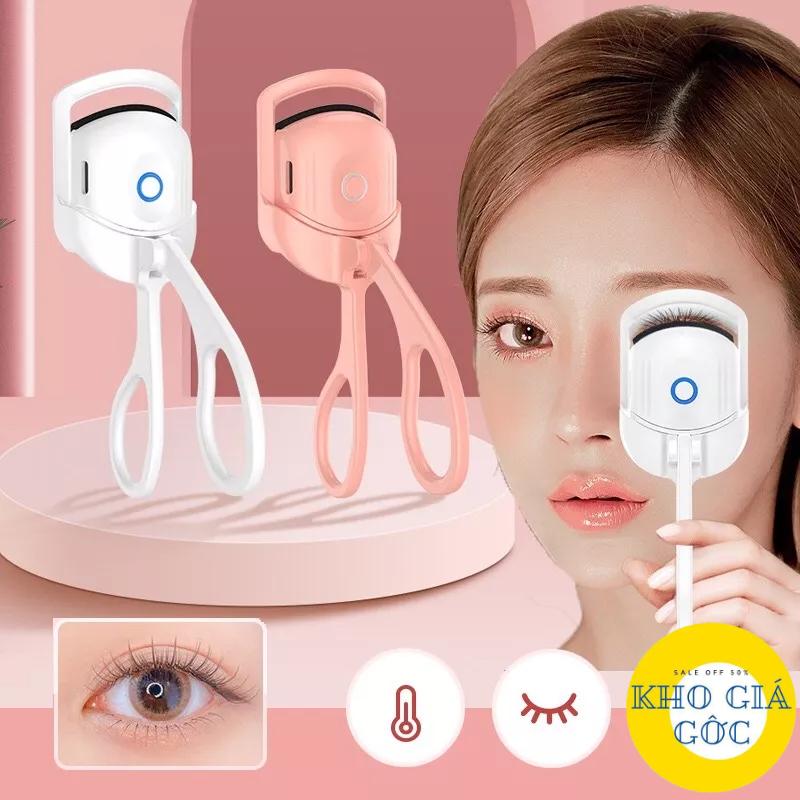 Máy Uốn Mi Cong Bằng Điện Cao Cấp,Uốn Cong Lông Mi Tự Nhiên, Giữ Nếp Lâu Dài Bằng Nhiệt,Có Cổng Sạc USB HQ KHOGIAGOC