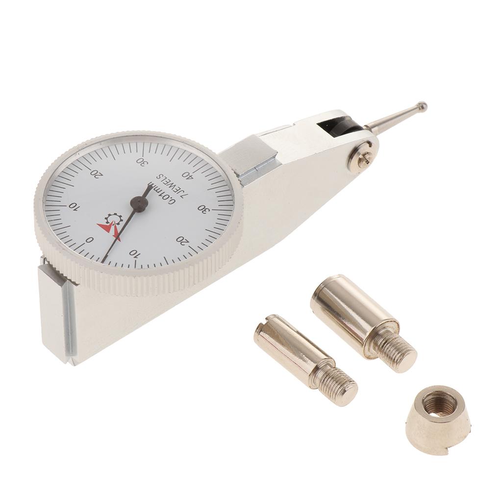 Mạnh LEVER Mặt Số Kiểm Tra Chỉ Số Đo Gage, Máy Chống Sốc 0-0.8 Mm 0.01 Mm