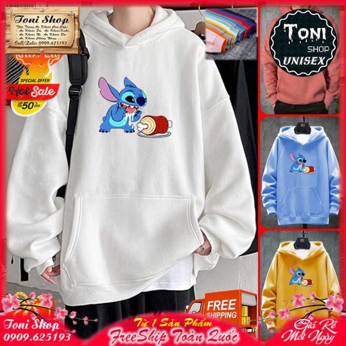 ÁO HOODIE STITCH - In Pet Siêu Bền Siêu Đẹp (HD6040 - Kèm Ảnh Thật) (TONI SHOP)