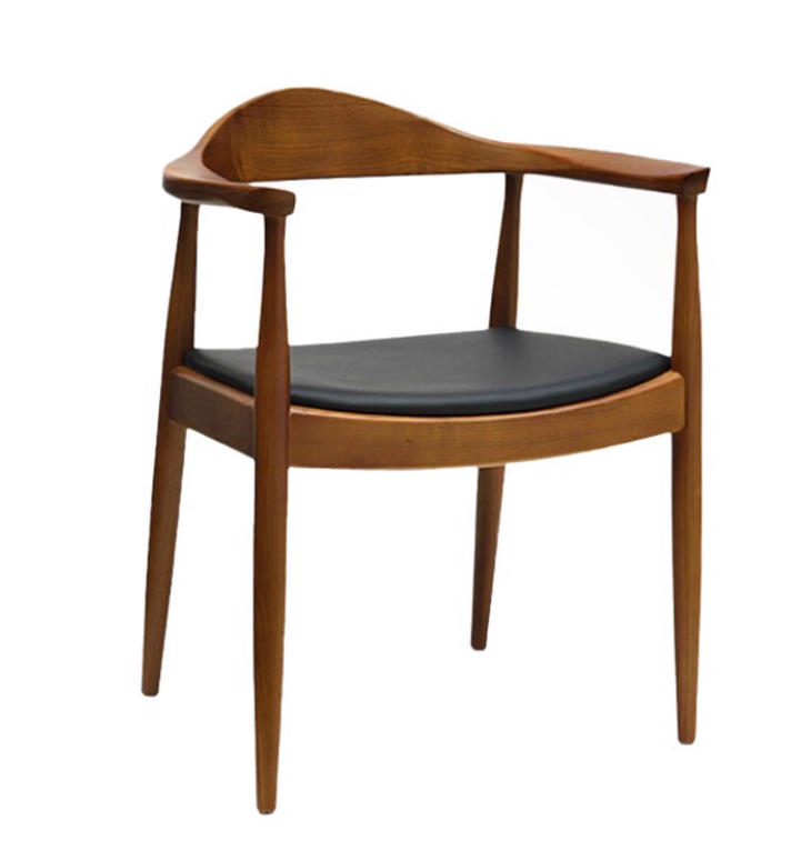 Ghế ăn gỗ Juno Sofa lưng tựa thấp kích thước 64 x 55 x 75cm