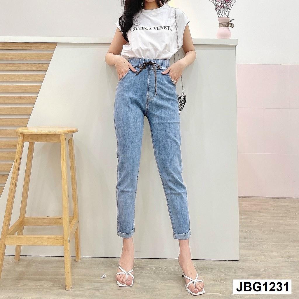 Quần Jeans Baggy Lưng Thun Co Giãn JBG1231