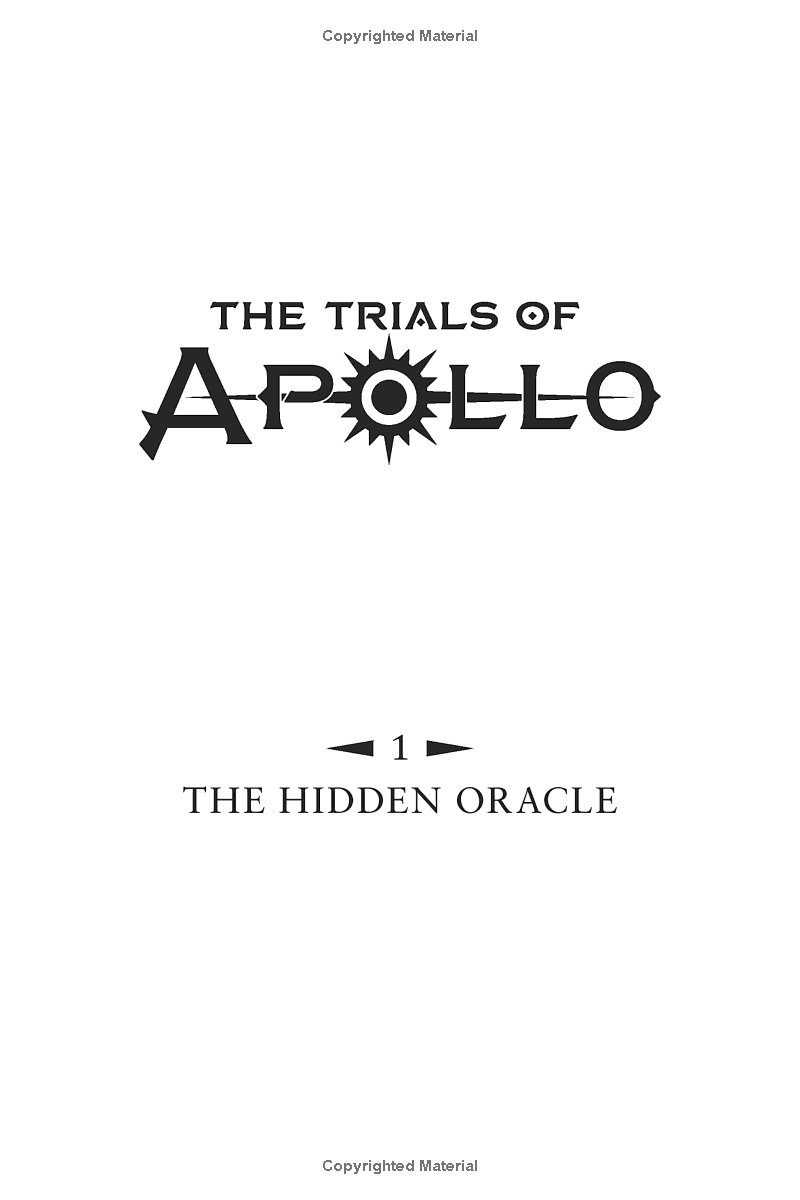 The Trials of Apollo Series #1: The Hidden Oracle