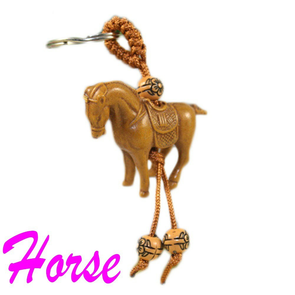 Móc khóa nhựa hình con Ngựa xinh xắn