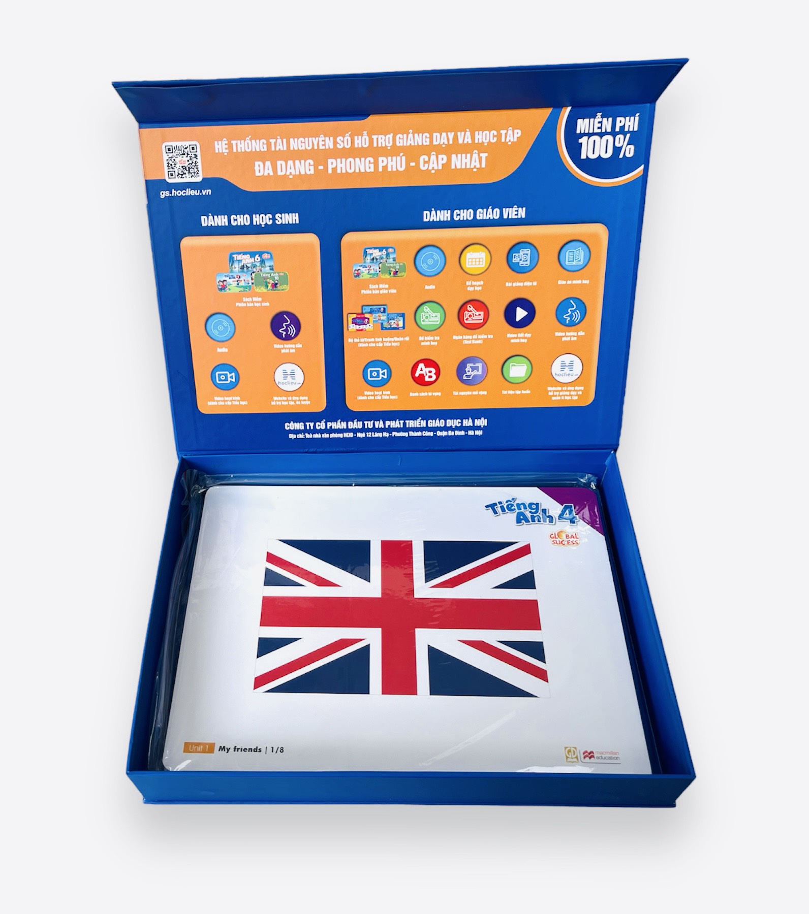Sách - Bộ thẻ từ Tiếng Anh lớp 4 Global Success