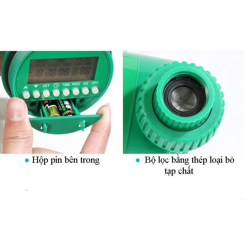 Hệ Thống Tự Động Hẹn Giờ Tưới Nước Cho Cây Thiết kế thông minh dễ sử dụng Vật liệu nhựa ABS cao cấp siêu bền