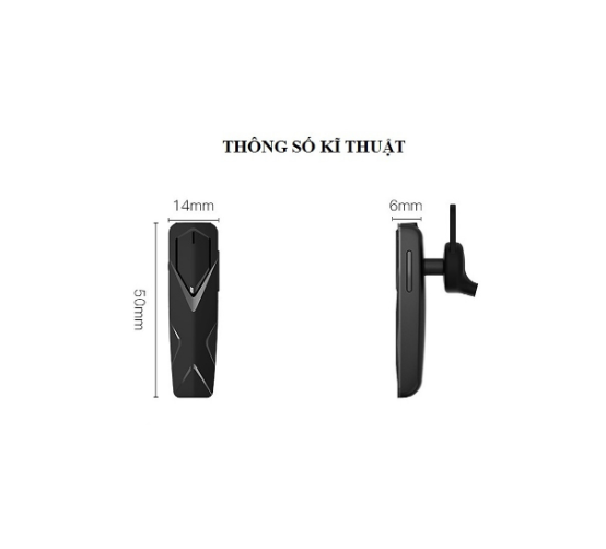 Tai nghe nhét tai Bluetooth có mic đàm thoại hàng chính hãng PKCB DT144NO