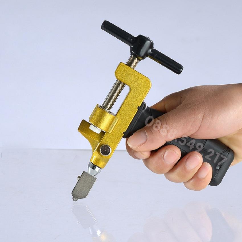 ̂̃ ́ Bộ Dao Cắt Gạch Men, Kính, Gương Kèm Tay Tách Gạch Kính Cao Cấp Đầy Đủ - 2 Dao Cắt Kiếng