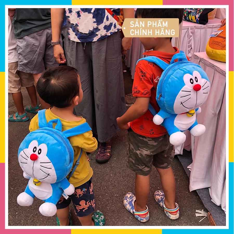 Balo Đi Học Hình Thú Bông Doraemon cho bé - Sản Phẩm Có Bản Quyền, Phân Phối Bởi Teenbox