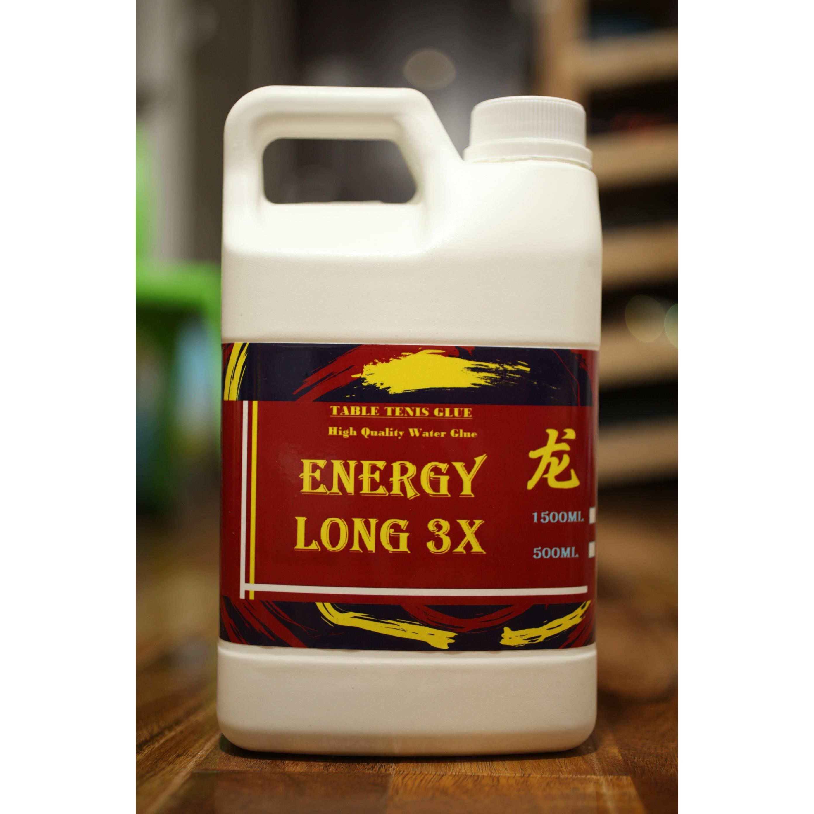 Keo dán mặt vợt bóng bàn Energy long 3x dung tích lớn kèm mút xốp và kẹp mút