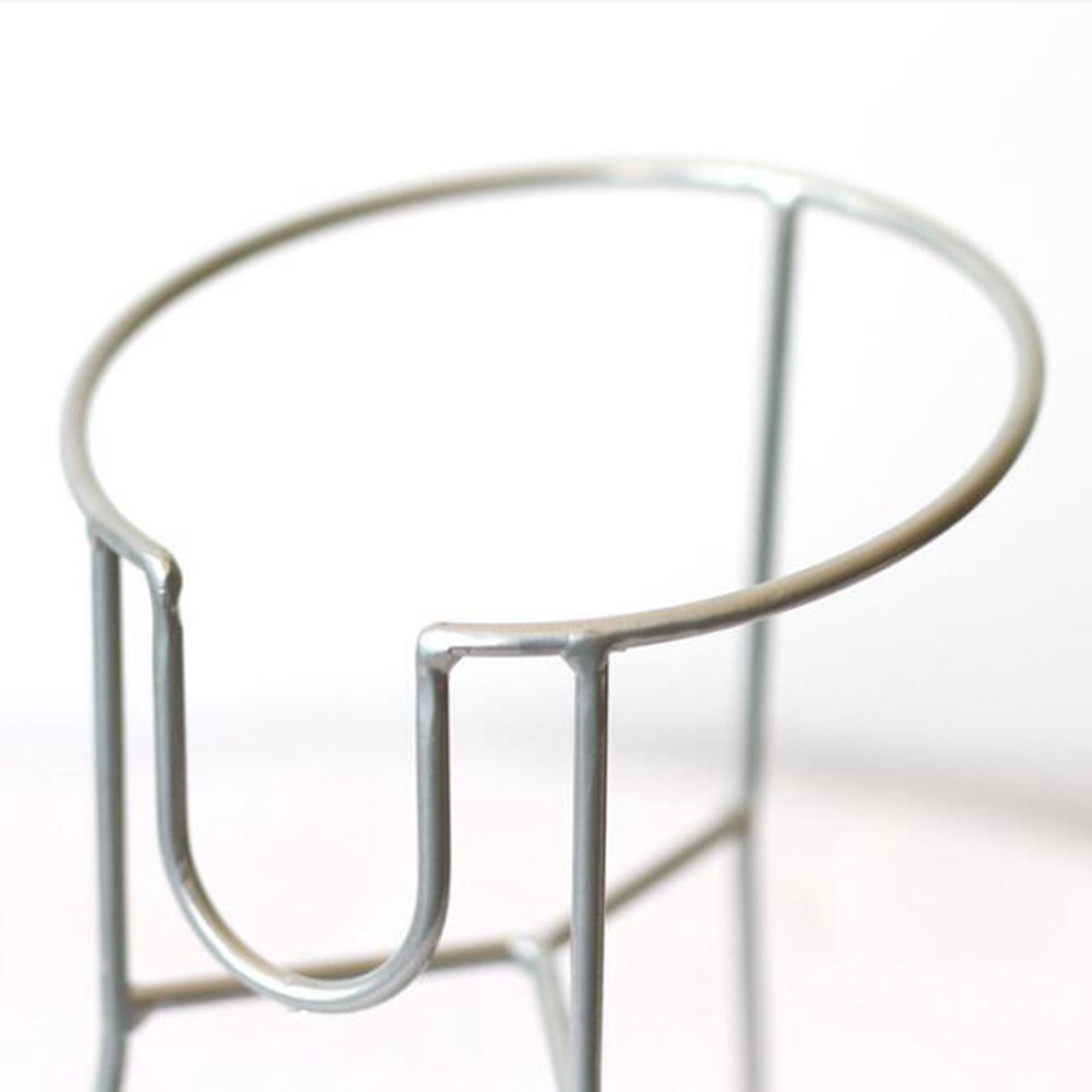 Glass Jar Drink Dispenser Metal Stand Basket Party Tea Holder M