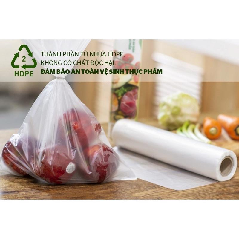 SÉT 3 CUỘN TÚI ĐỰNG THỰC PHẨM SÀI GÒN GREEN