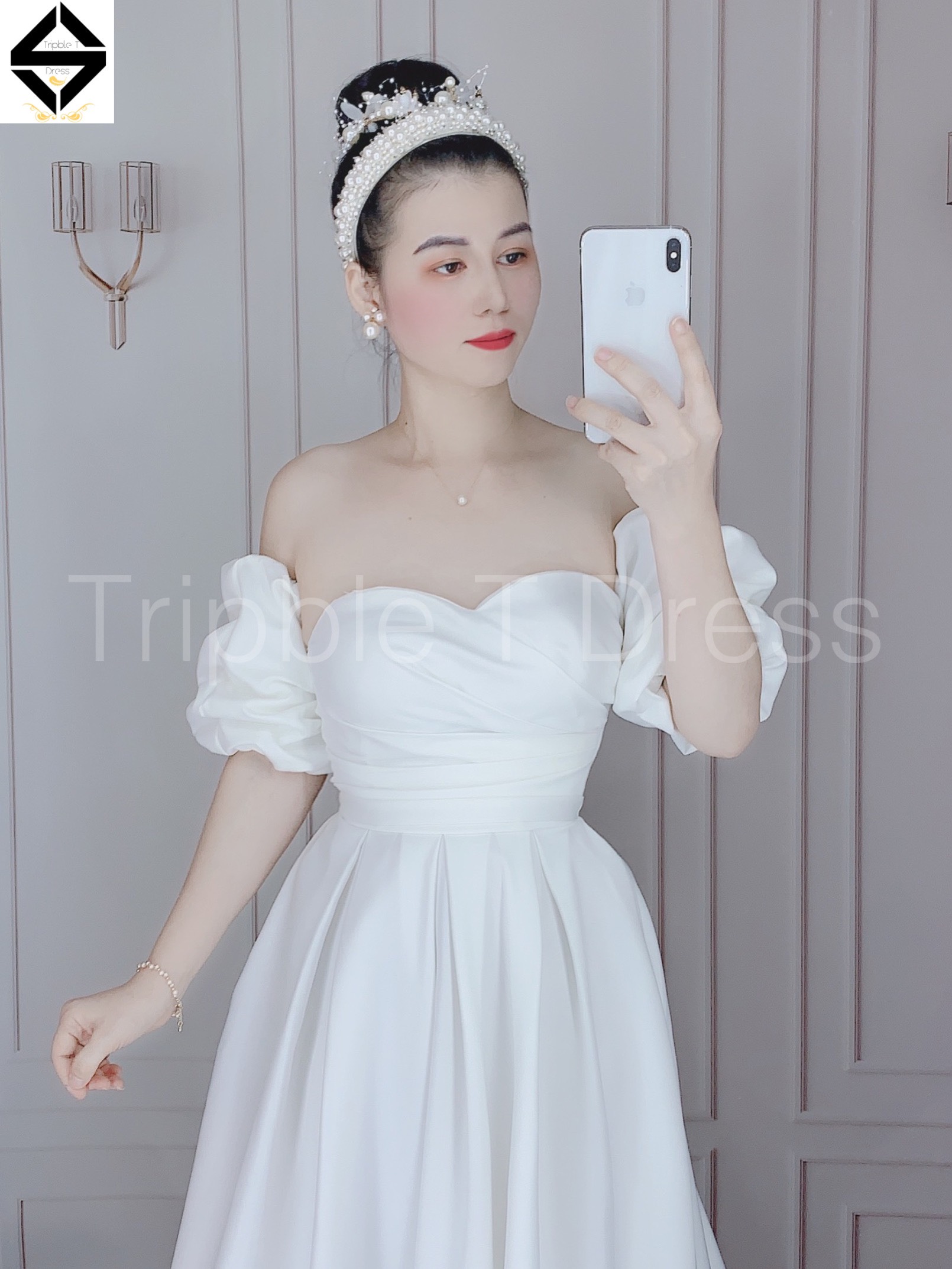 Đâm maxi mặc dâu cưới dự tiệc được 3 - 4 kiểu TRIPBLE T DRESS - size S/M/L -MS171Y