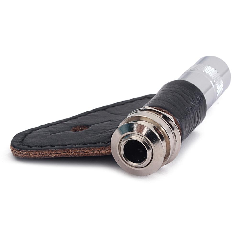 /4" Stereo Jack for Acoustic/Bass Guitar Chrome with